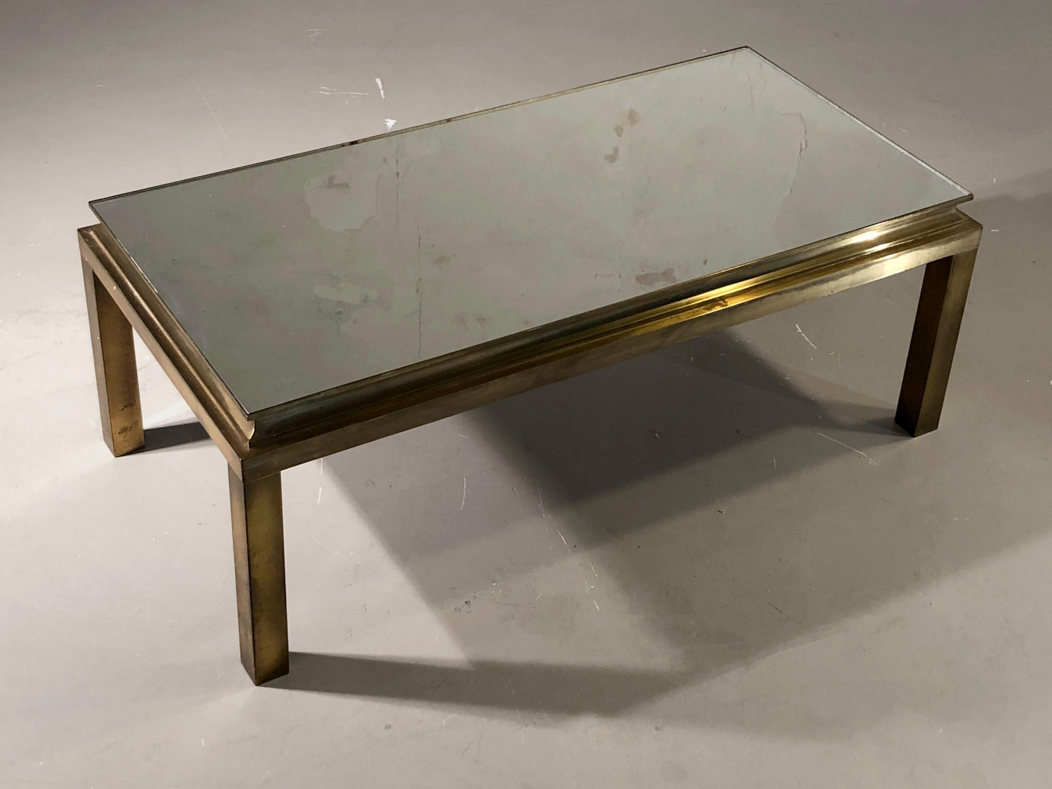 An ART-DECO NEO-CLASSICAL SHABBY-CHIC COFFEE TABLE by MAISON JANSEN, France 1970 8