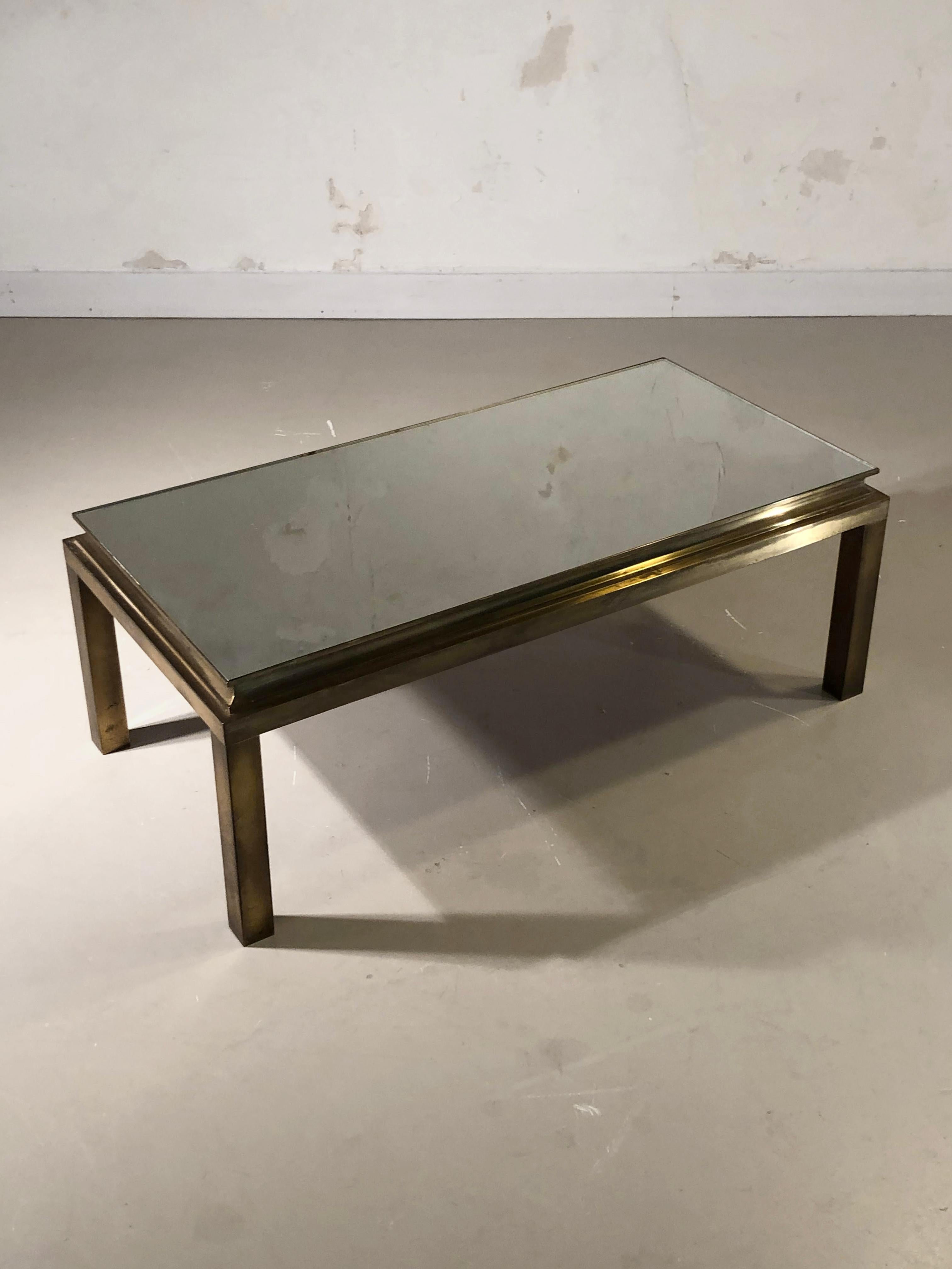 An ART-DECO NEO-CLASSICAL SHABBY-CHIC COFFEE TABLE by MAISON JANSEN, France 1970 9