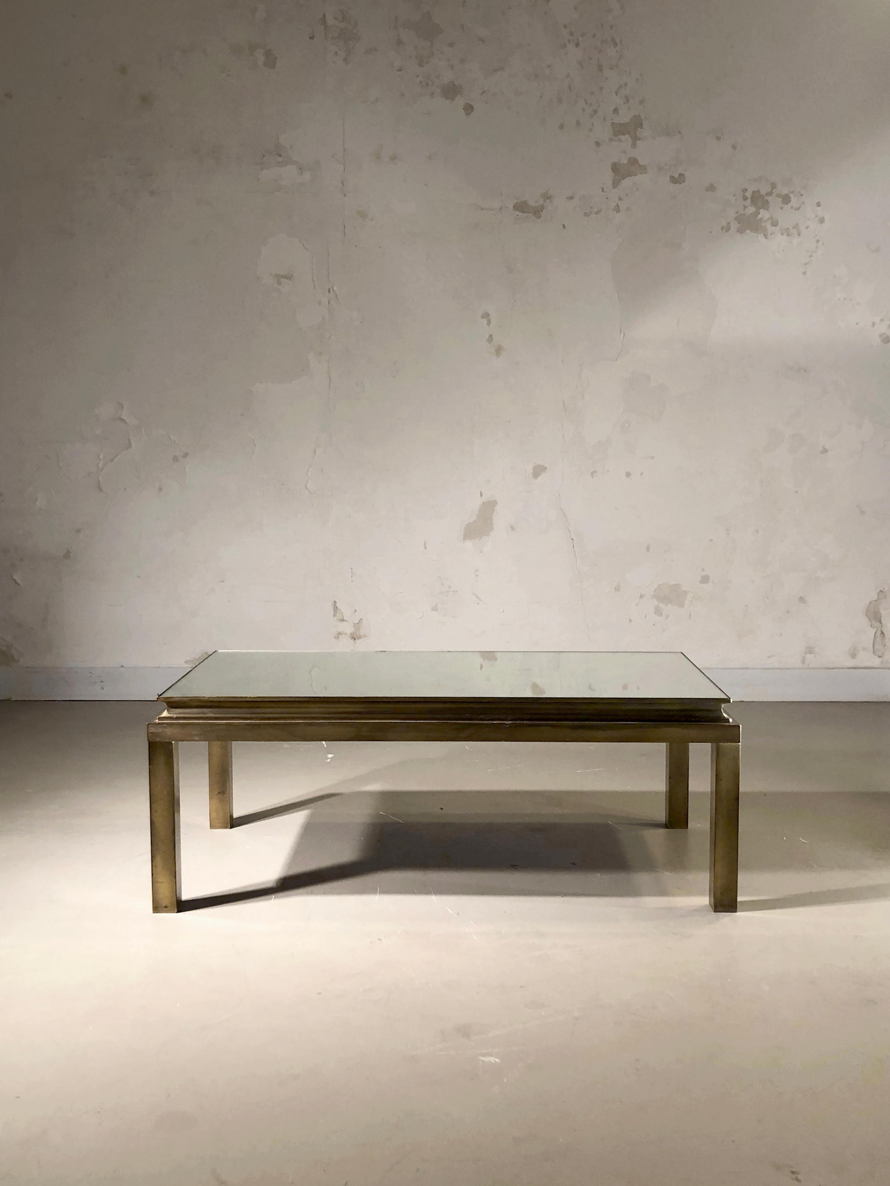 An ART-DECO NEO-CLASSICAL SHABBY-CHIC COFFEE TABLE by MAISON JANSEN, France 1970 10