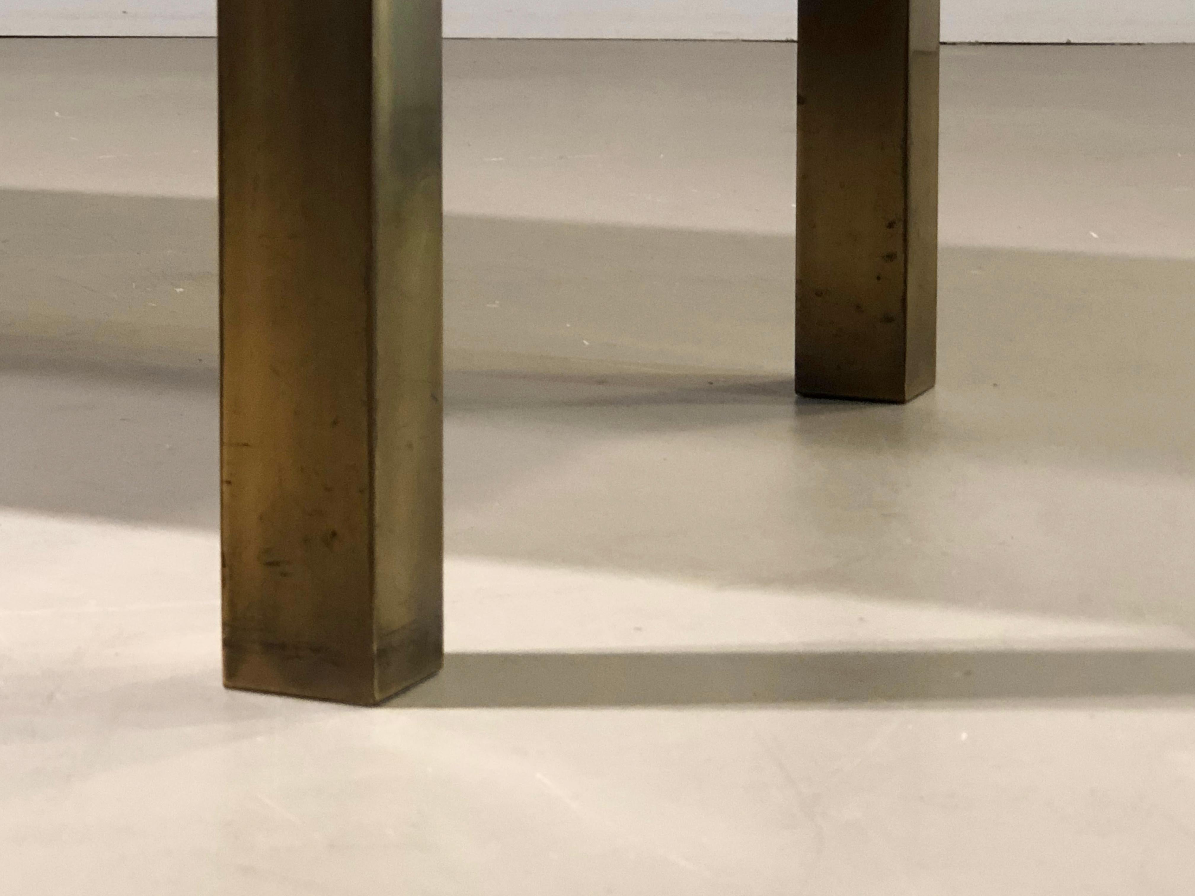 Metal An ART-DECO NEO-CLASSICAL SHABBY-CHIC COFFEE TABLE by MAISON JANSEN, France 1970