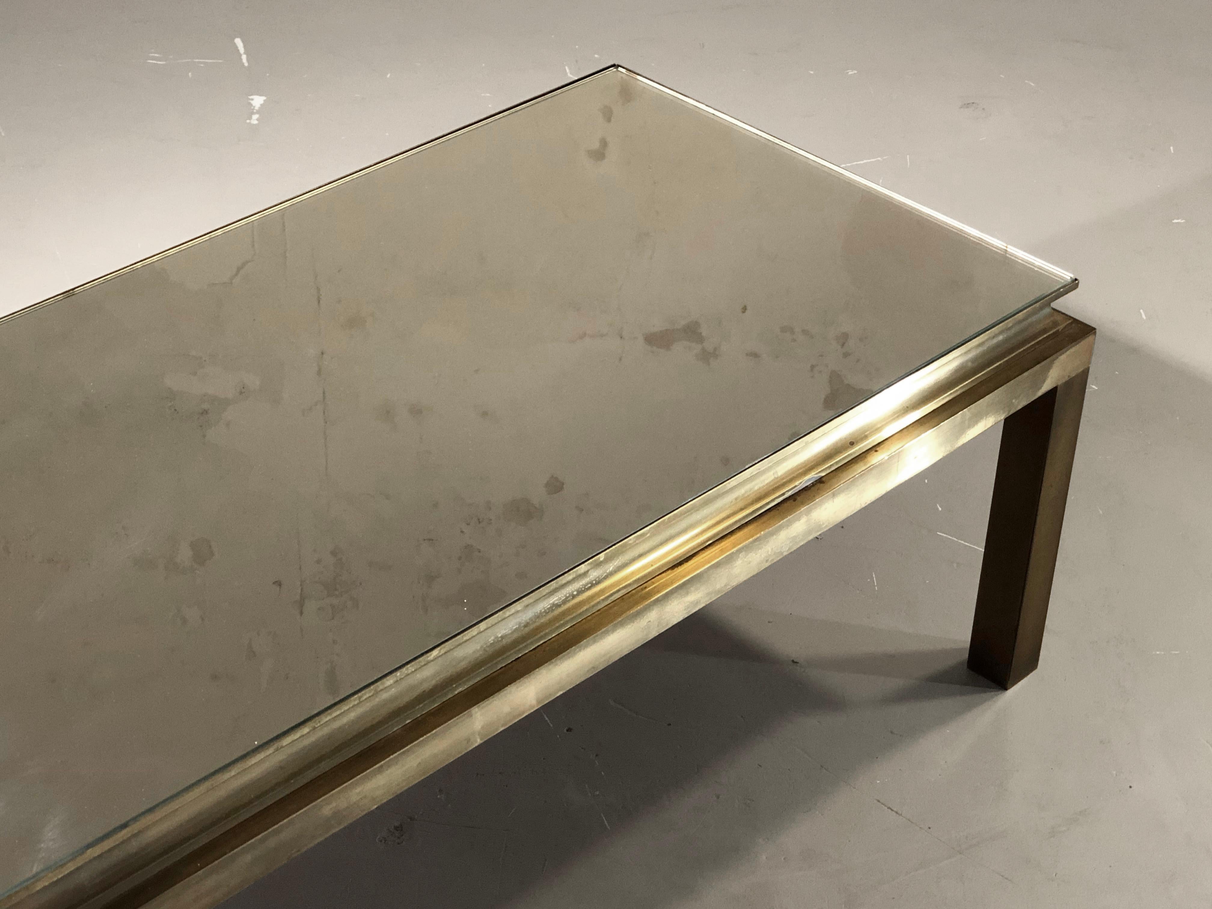 An ART-DECO NEO-CLASSICAL SHABBY-CHIC COFFEE TABLE by MAISON JANSEN, France 1970 1
