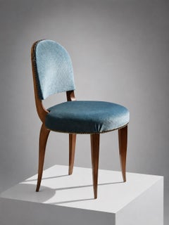 Ein ART-DECO-STUHL IM NEOKLASSIZISTISCHEN STIL nach dem Vorbild von J.E. RUHLMANN, Frankreich 1930