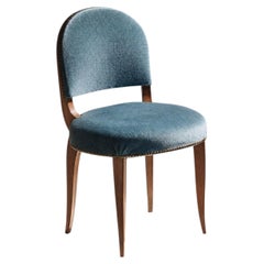 Une chaise néoclassique Art déco dans le style de J.E. RUHLMANN, France 1930