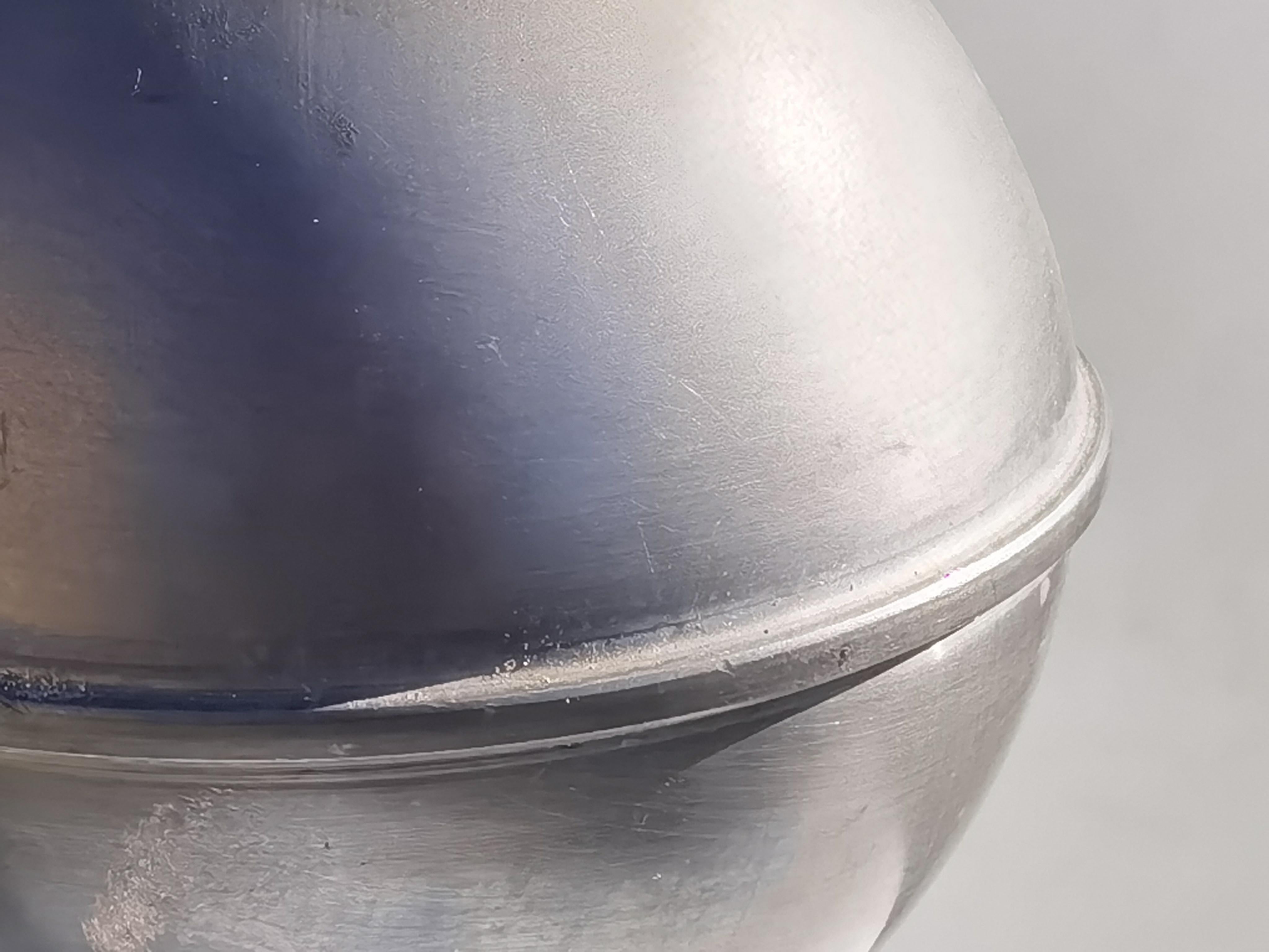 Français Lampe de table en étain ART-DECO NEOCLASSIC POSTMODERN, France 1970 en vente