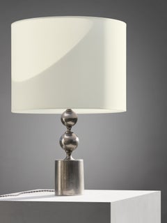 An ART-DECO NEOCLASSICAL TABLE LAMP by PHILIPPE BARBIER, France 1970