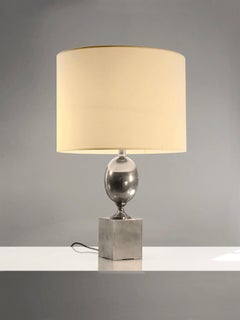 An ART-DECO NEOCLASSICAL TABLE LAMP by PHILIPPE BARBIER, France 1970