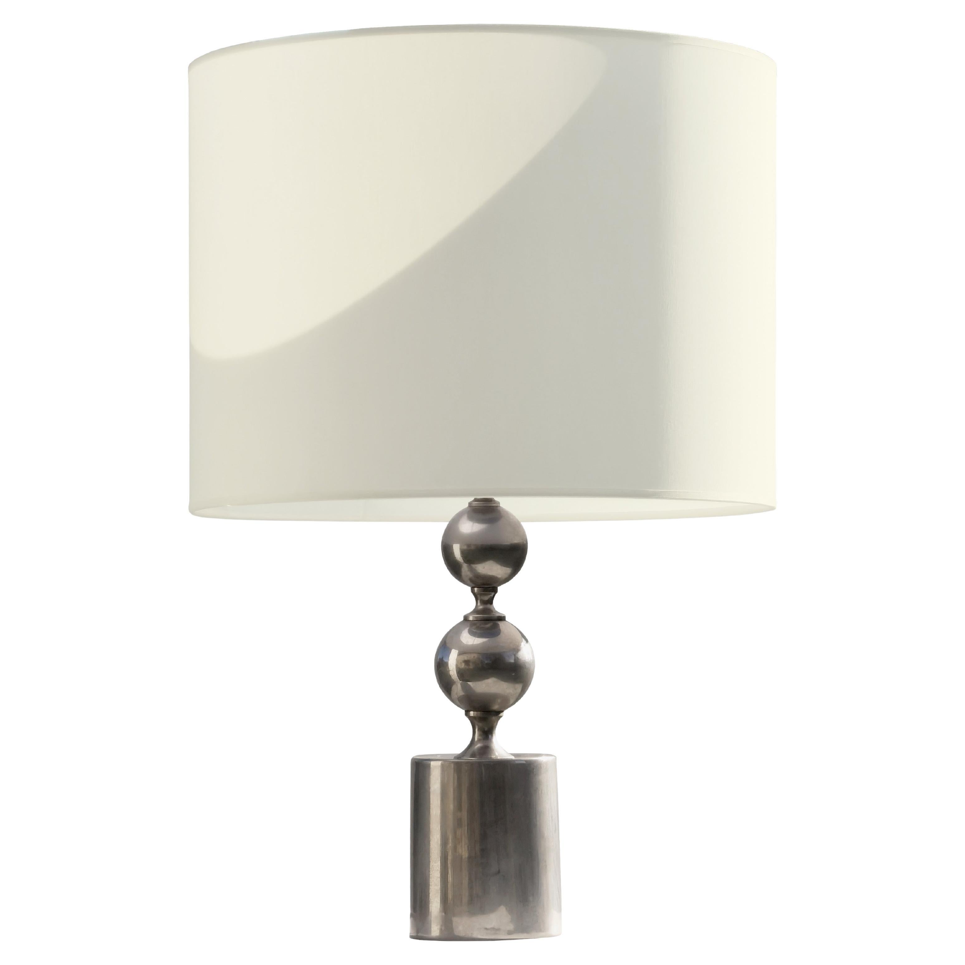 An ART-DECO NEOCLASSICAL TABLE LAMP by PHILIPPE BARBIER, France 1970