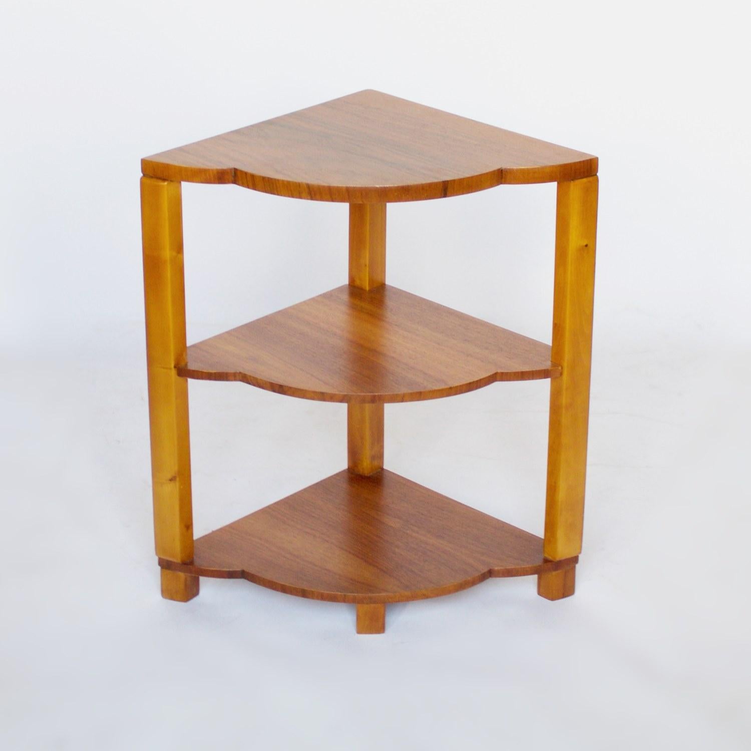 Art Deco Nest of Tables by Harry & Lou Epstein Burr Walnut, circa 1930 3