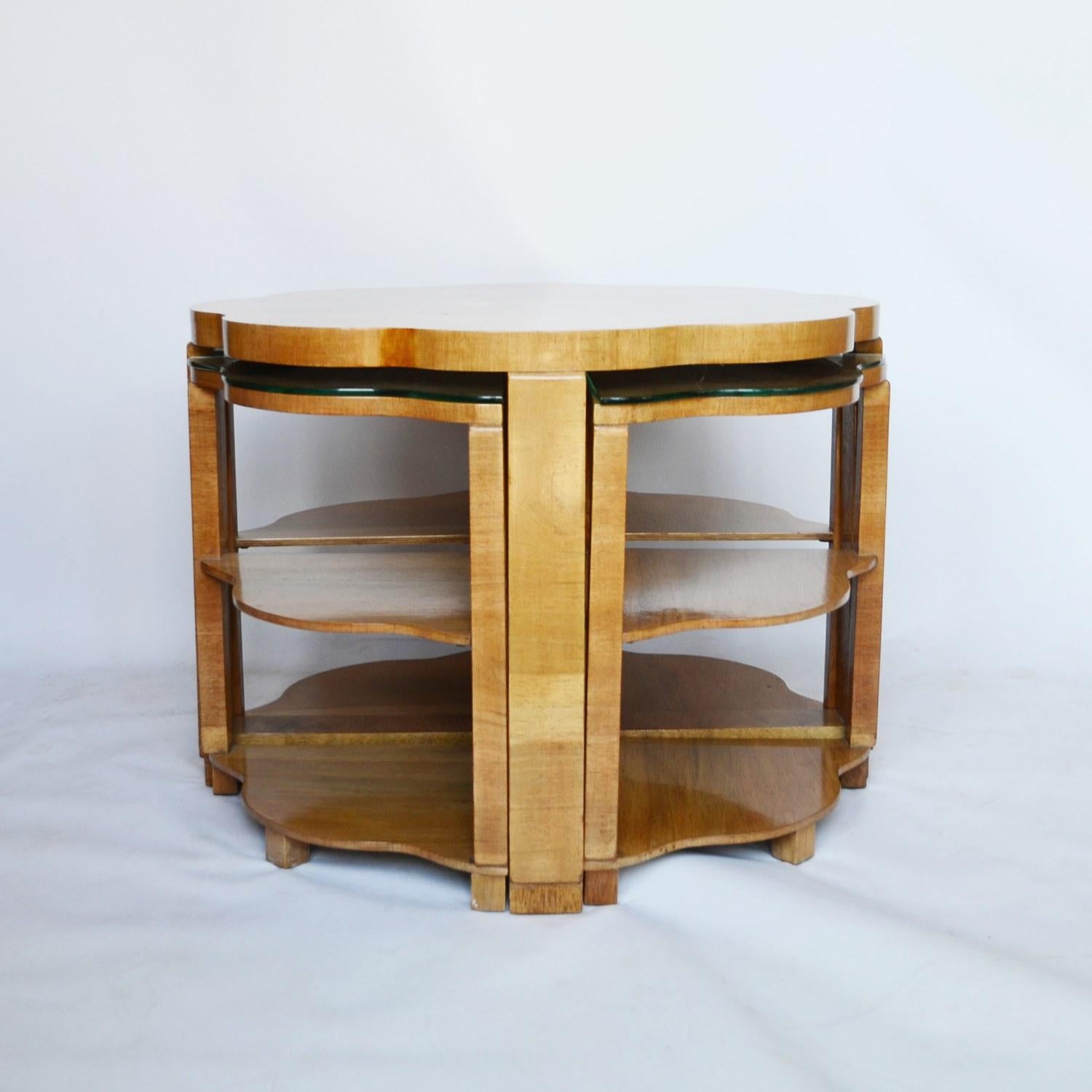 Art Deco Nest of Tables by Harry & Lou Epstein, circa 1930 1