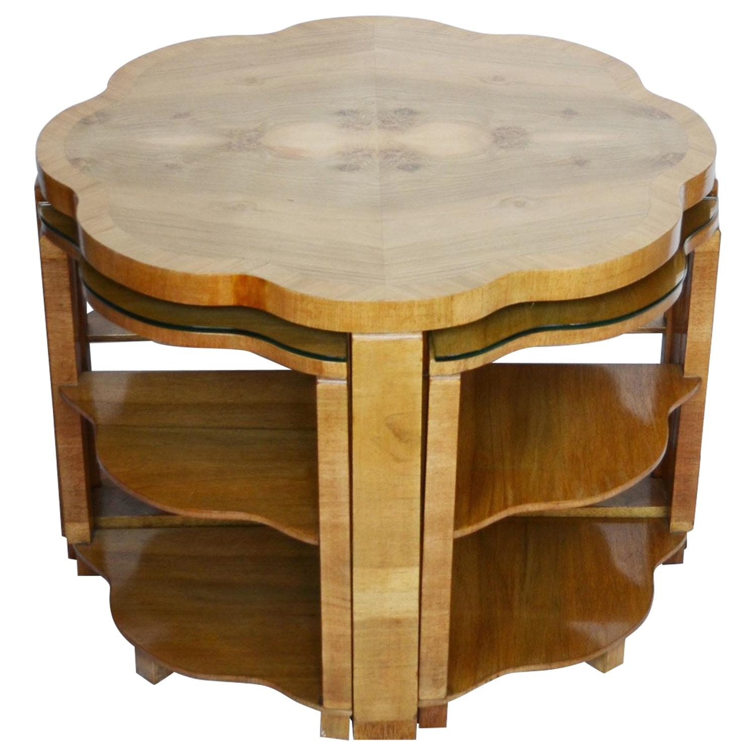 Art Deco Nest of Tables by Harry & Lou Epstein, circa 1930