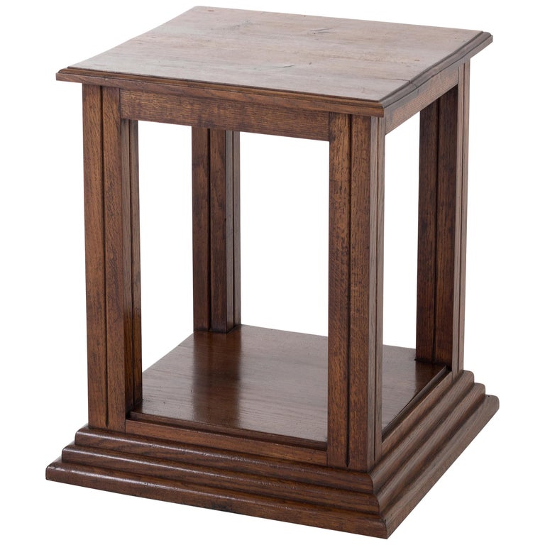 Art Deco Oak Side Table at 1stDibs