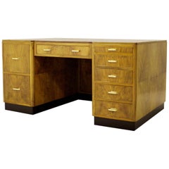 Art Deco Partners Desk English, circa 1930