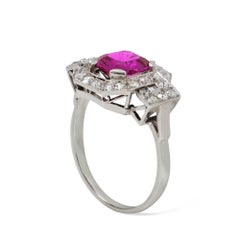 Art Deco Ruby and Diamond Ring