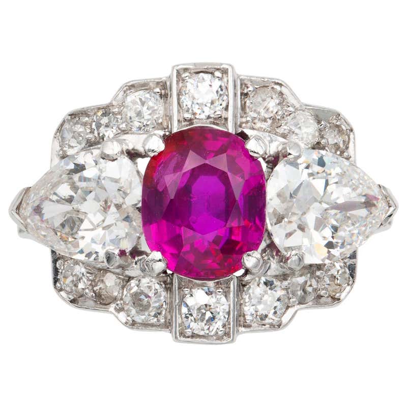 Antique Ruby and Diamond Ring For Sale at 1stDibs | old ruby rings for ...