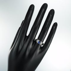 An Art Deco Sapphire And Diamond Ring