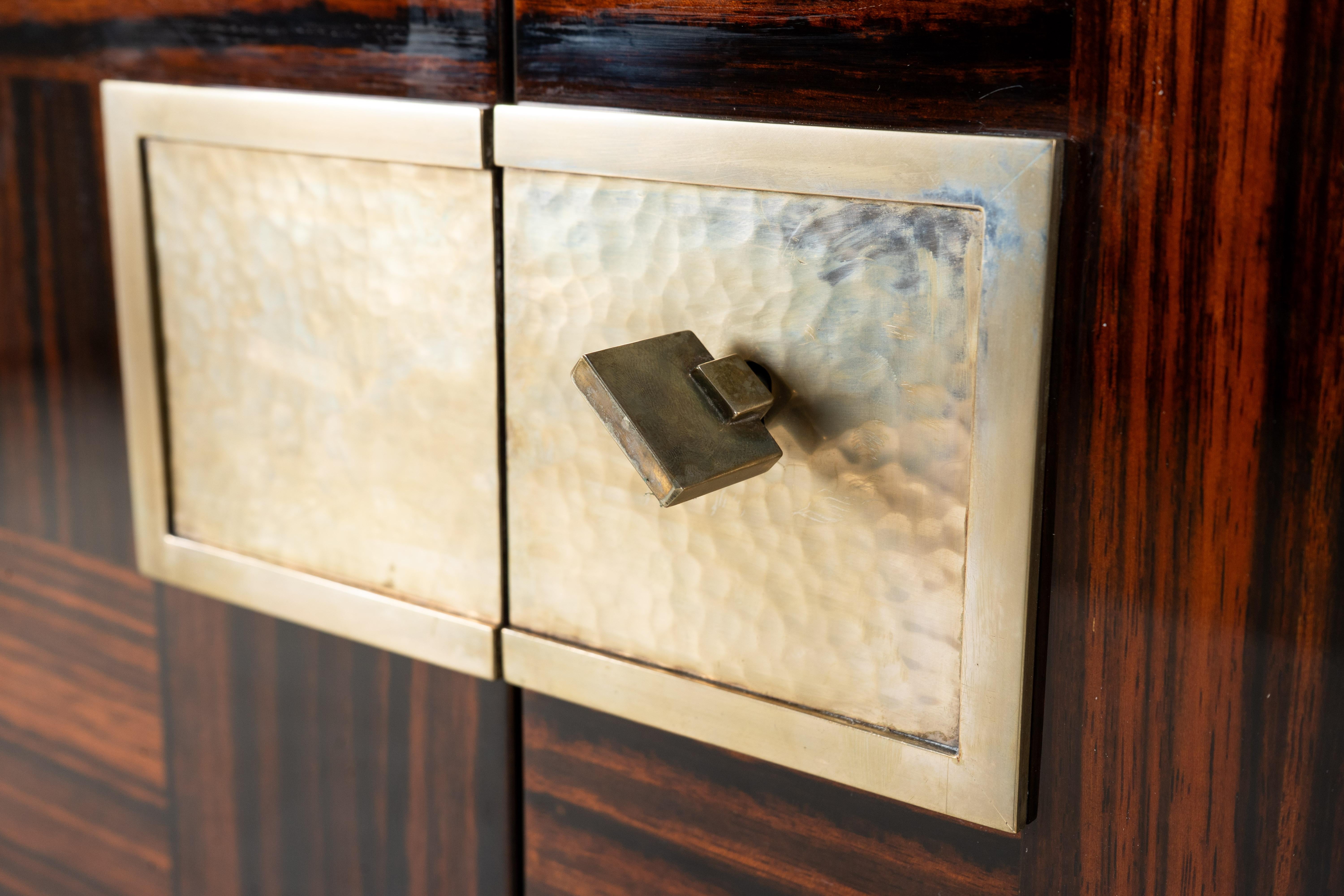 An Art Deco Sideboard with a Black Marble Top For Sale 5