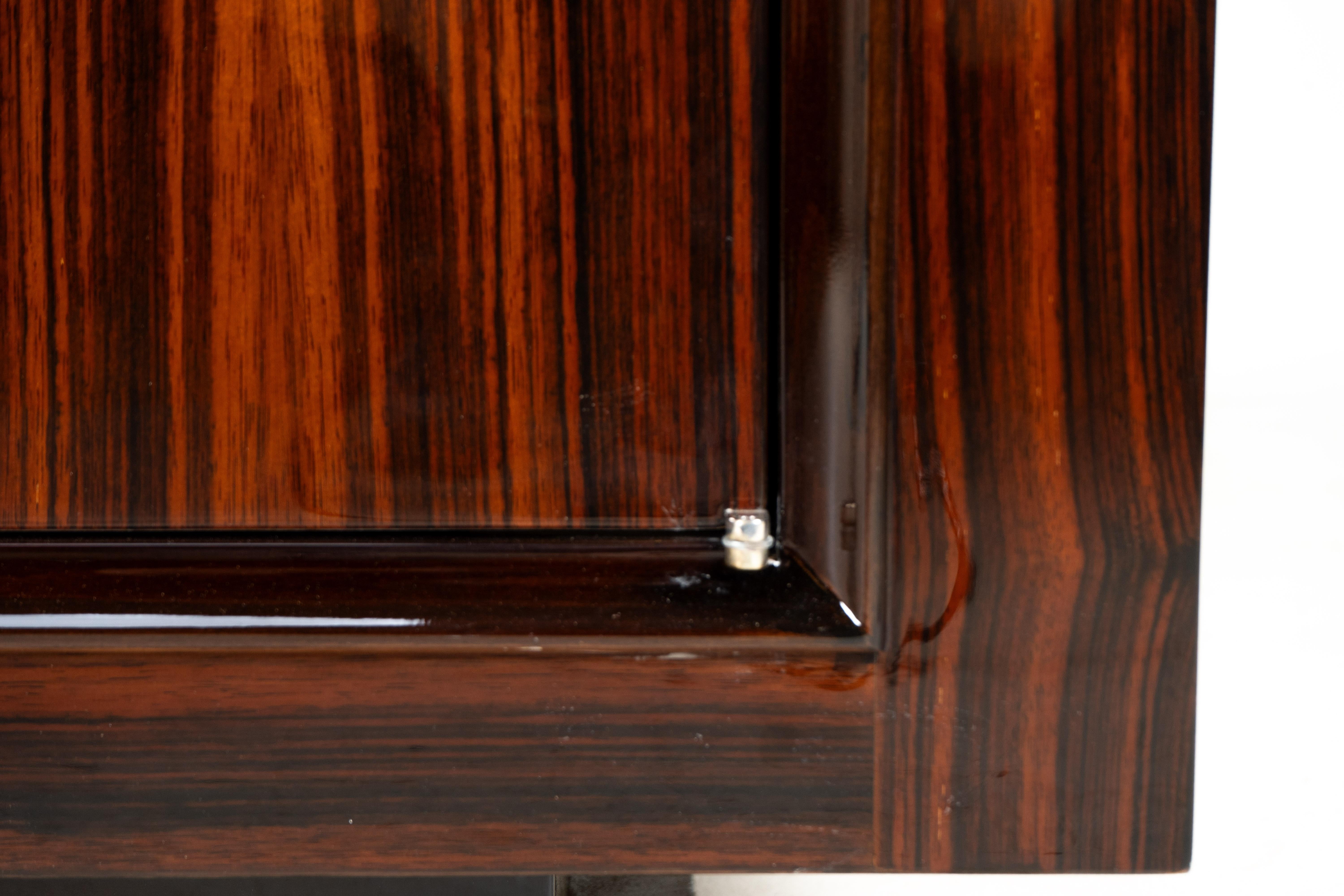 An Art Deco Sideboard with a Black Marble Top For Sale 3