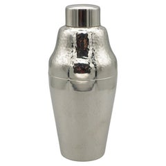 Versilberter Art-Déco-Cocktailshaker aus Esslingen von Carl Deffner