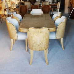 Art Deco Six Seat Dining Suite by Harry & Lou Epstein English, Circa 1935