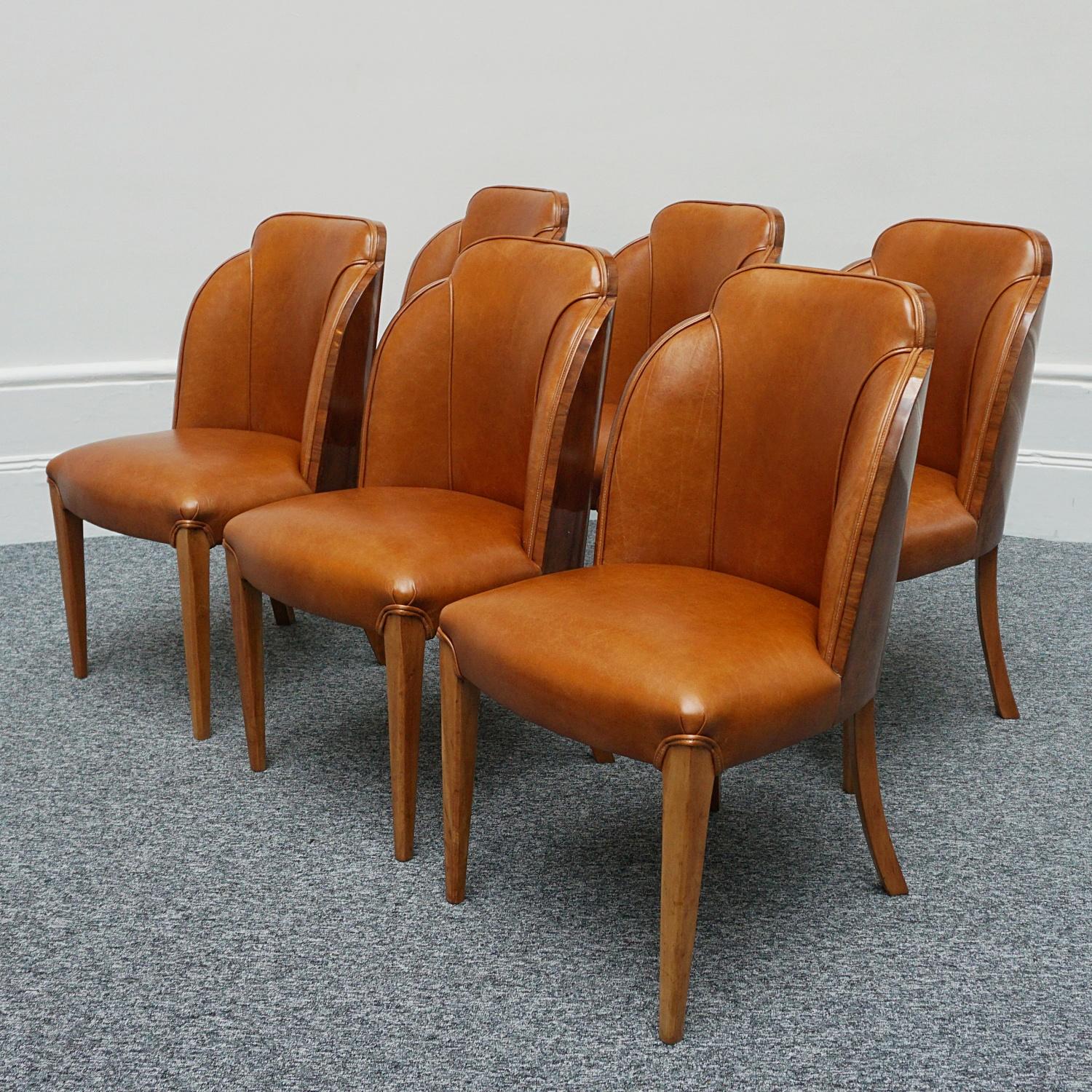 Art Deco Six Seater Dining Suite by Harry & Lou Epstein 5