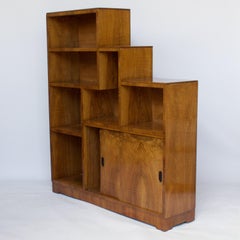 Art Deco Skyscraper Bookcase, English, circa 1930