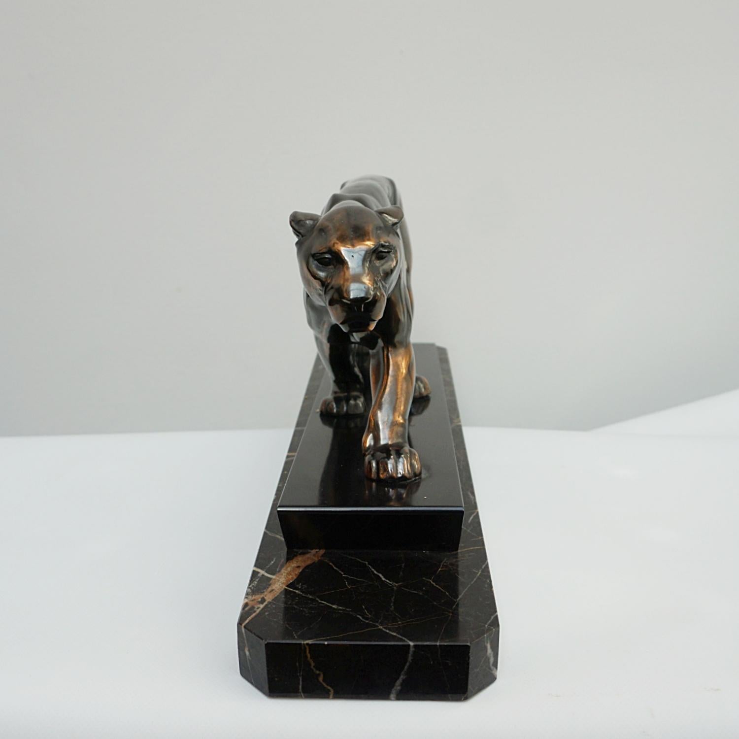 An Art Deco Spelter Sculpture by Irénée Rochard 2