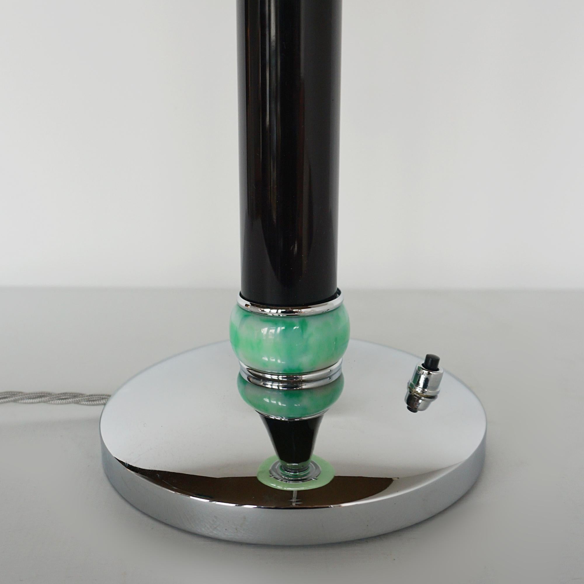 European An Art Deco Style Bakelite Table Lamp For Sale