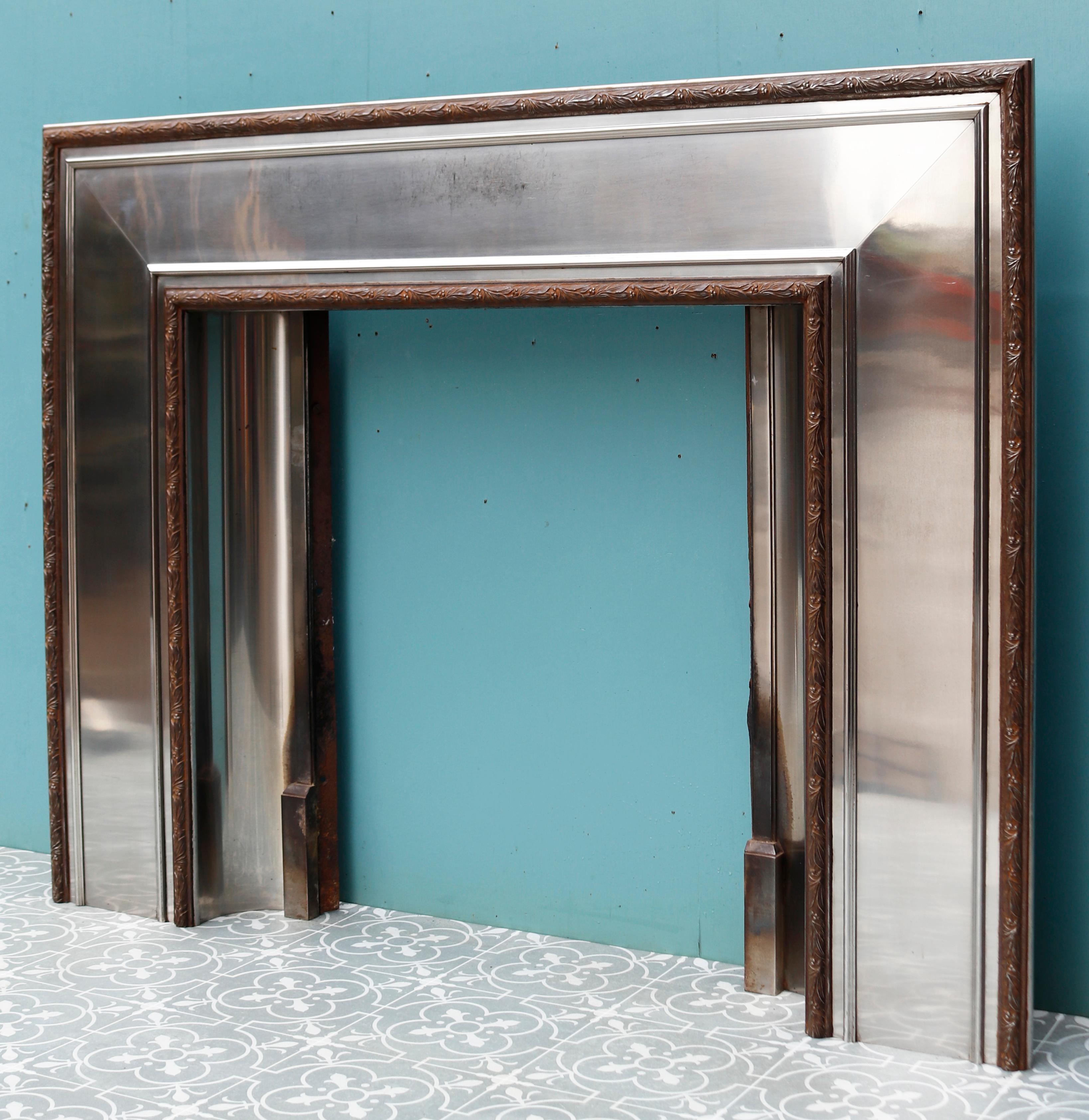 Steel Art Deco Style ‘Bratt Colbran’ Fireplace