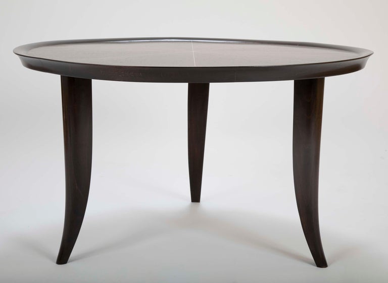 Art Deco Style Coffee Table Inlaid with Faux Ivory Art Deco Style Coffee Table Inlaid with Faux Ivory