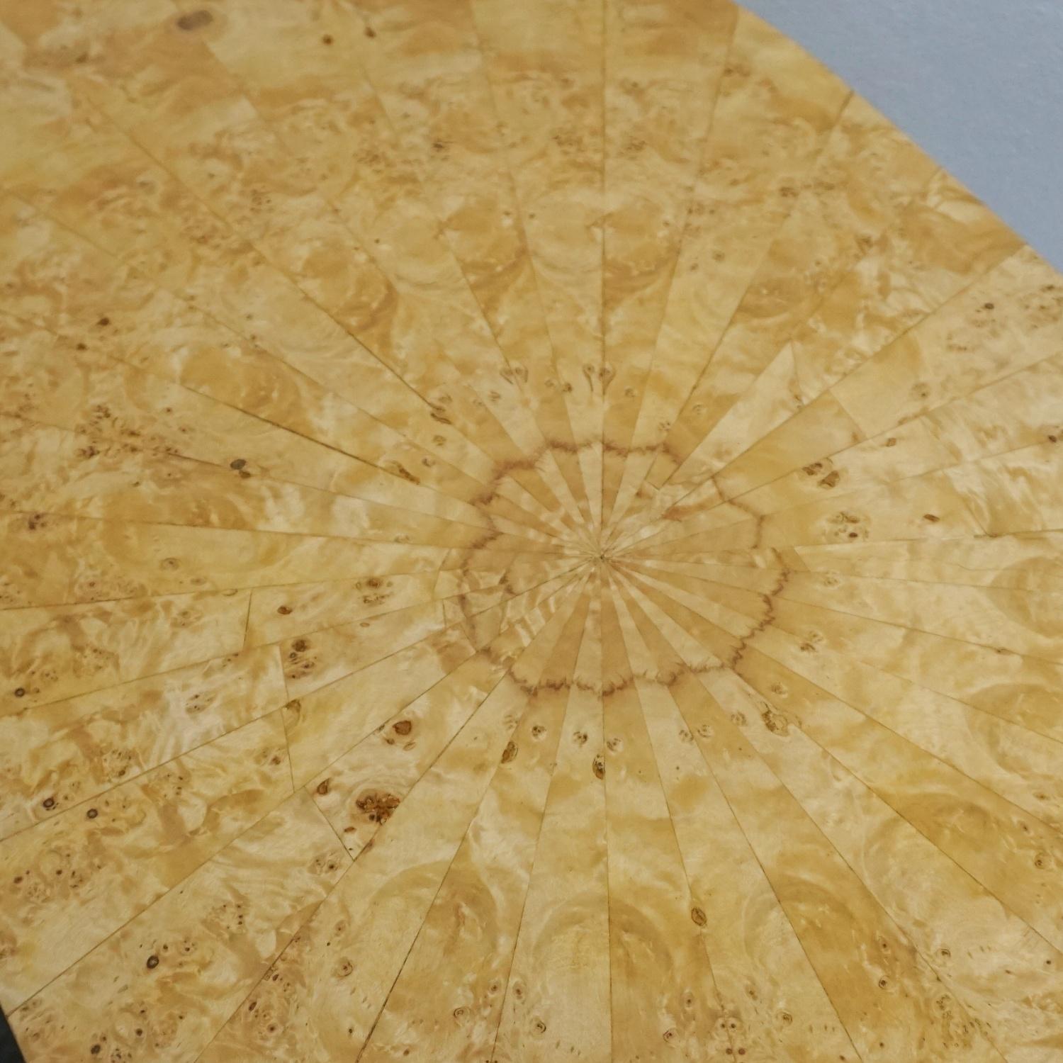 Wood Art Deco Style Karelian Birch Coffee / Centre Table