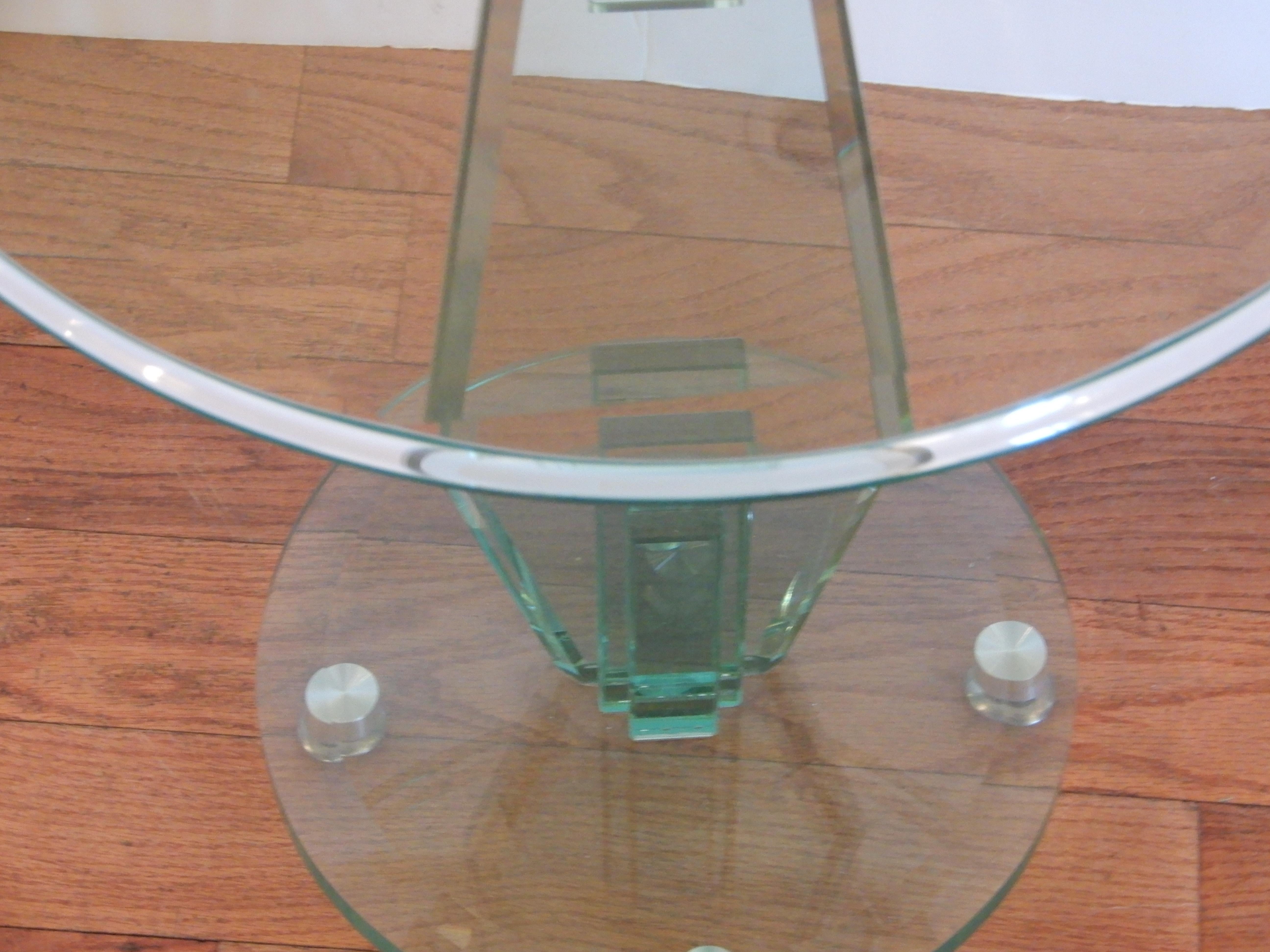 Italian Art Deco Style Side or End Table in the School of Danny Lane