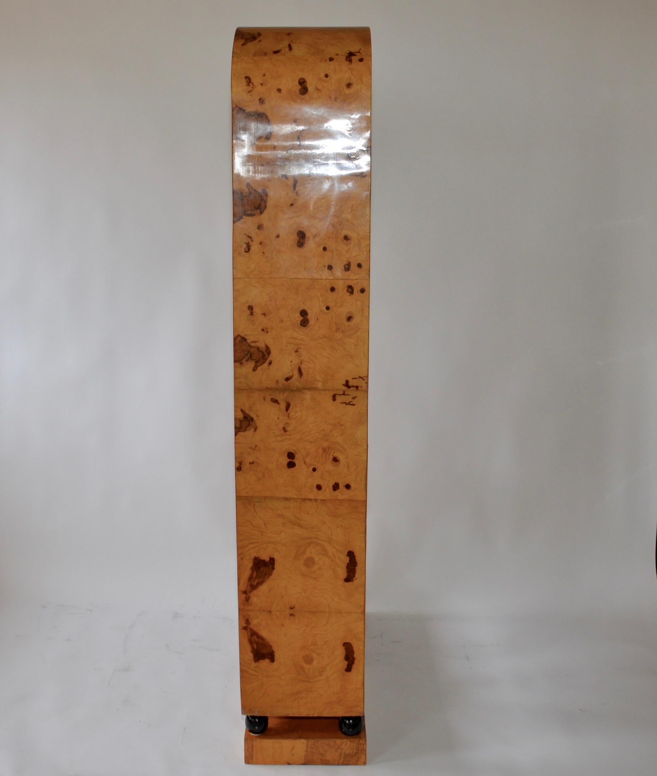art deco shelving unit