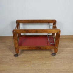 An Art Deco Two Tiered Drinks Trolley
