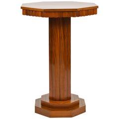 Art Deco Walnut Side Table