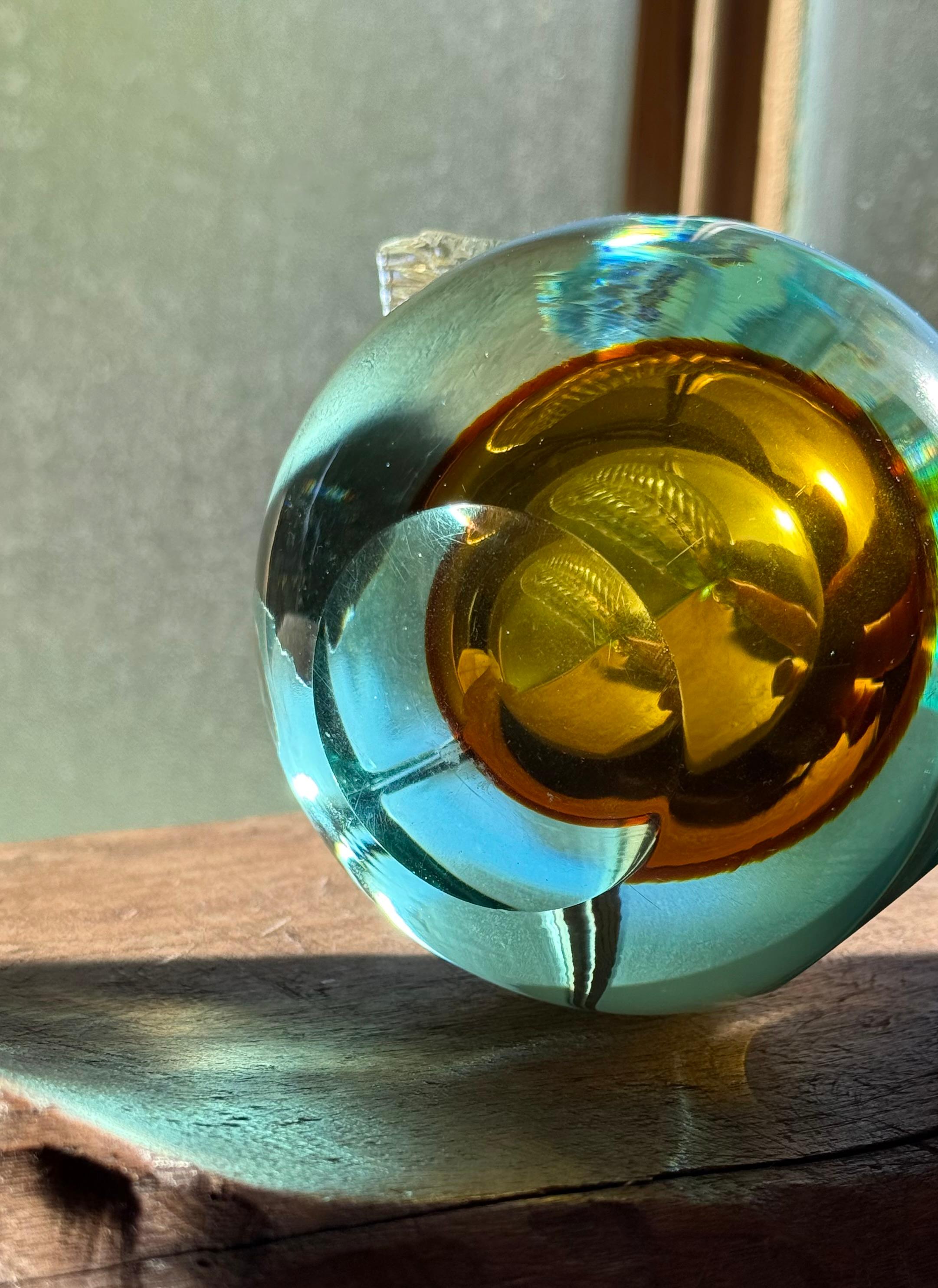 Scultura di mele in vetro artistico a Murano, XX secolo in vendita 4