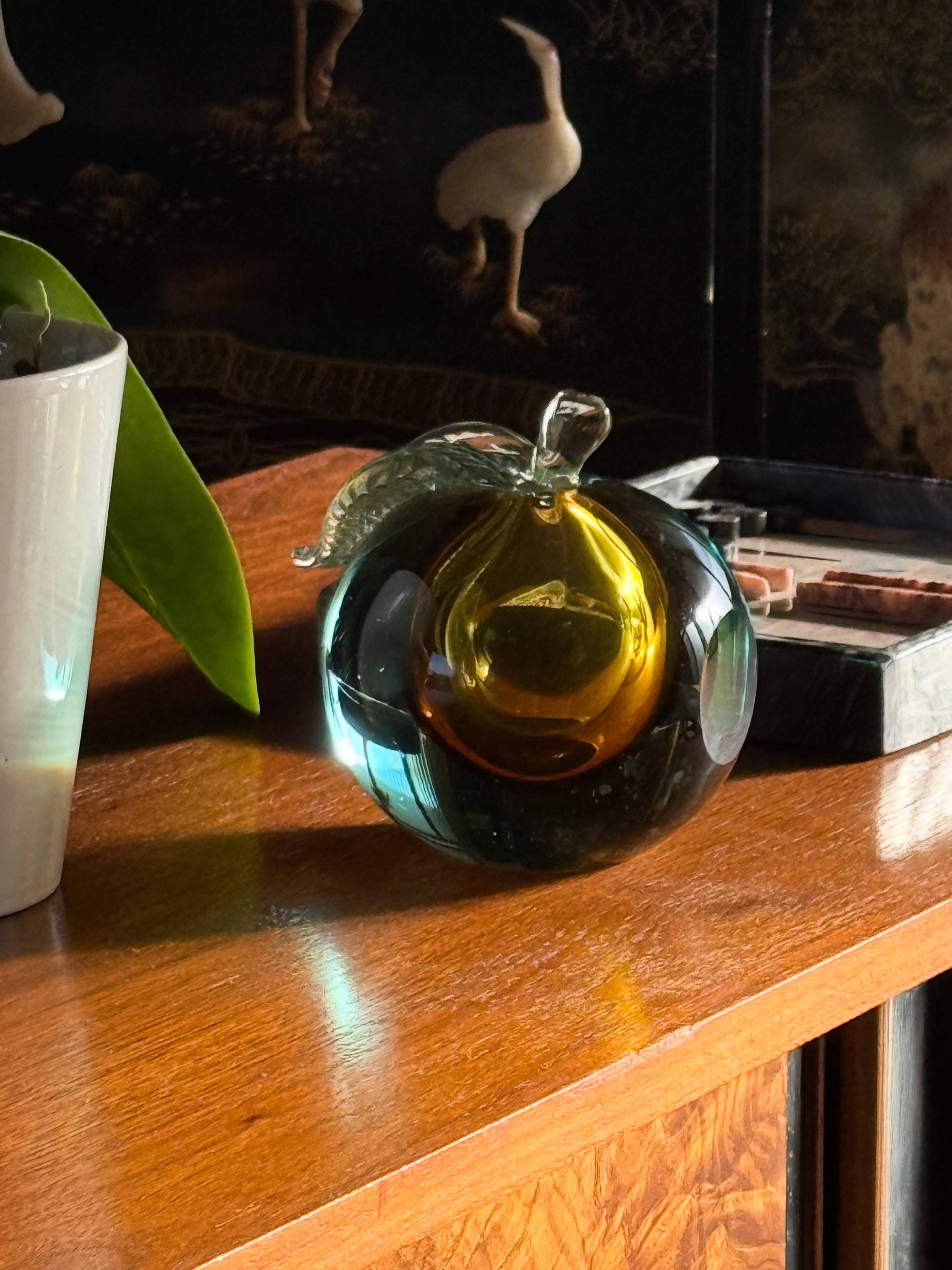 Scultura di mele in vetro artistico a Murano, XX secolo in vendita 14