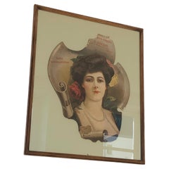 UN CARTEL ART-NOUVEAU "Années Folles", Francia 1900