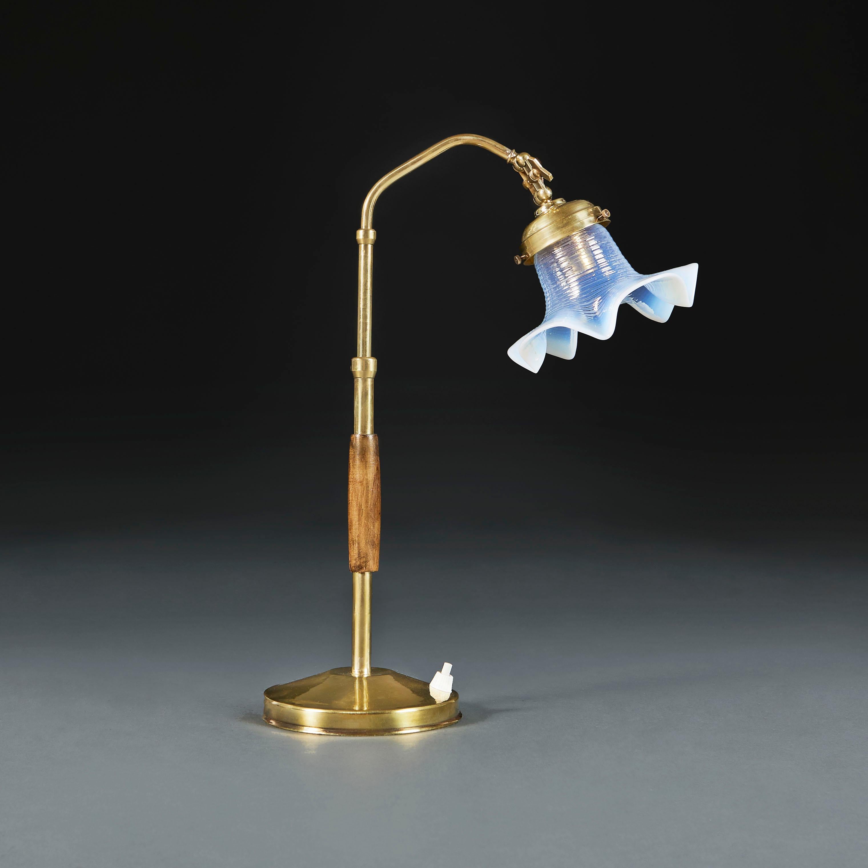 20th Century An Art Nouveau Desk Lamp For Sale
