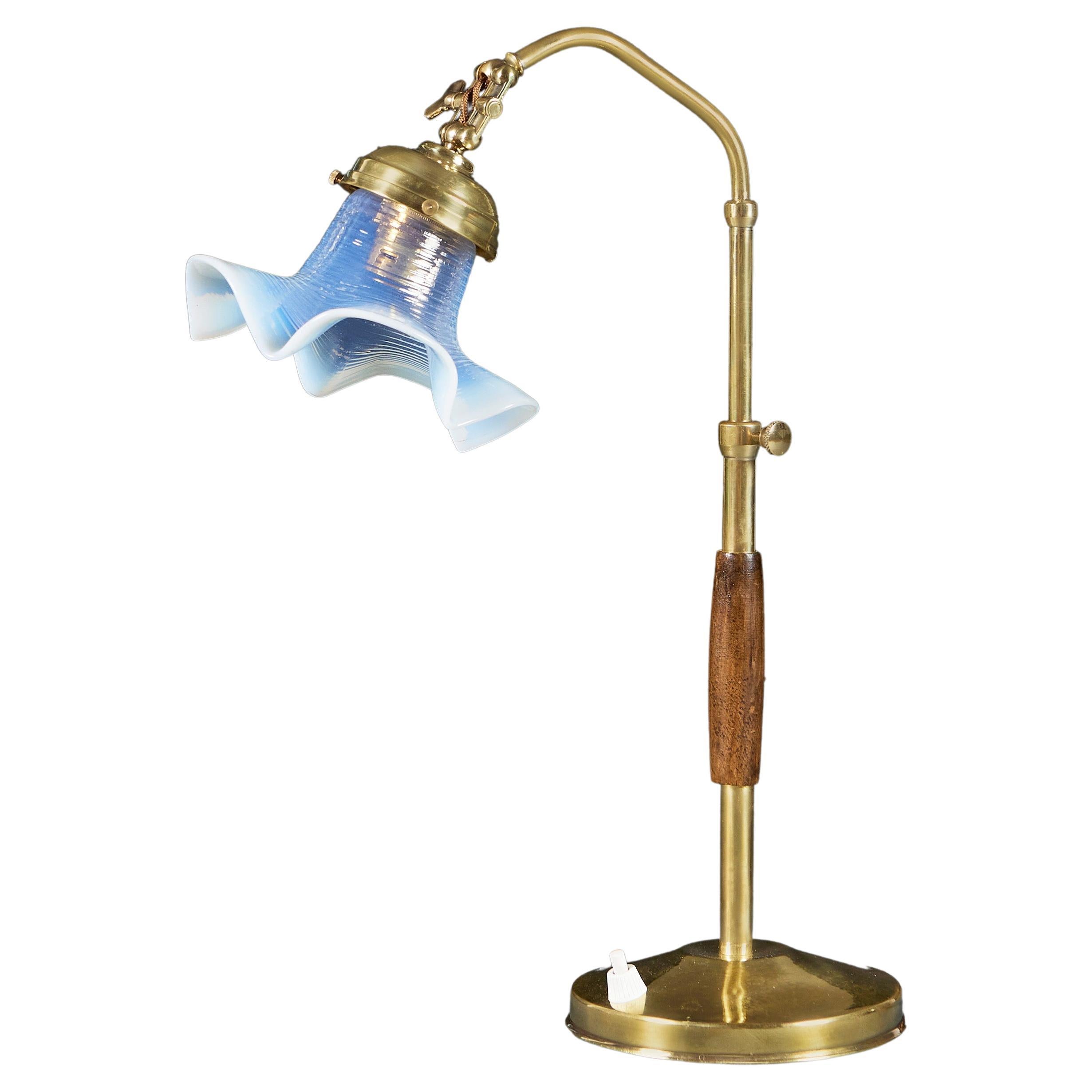An Art Nouveau Desk Lamp For Sale