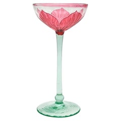 An art nouveau Liqueur glass from the Cologne Ehrenfeld glassworks, ca. 1902