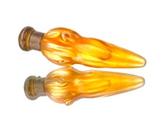 Art Nouveau Tiffany Favrile Lay Down Perfume Bottle by, Tiffany Studios