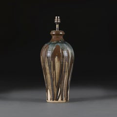 An Art Pottery Drip Glaze Lamp