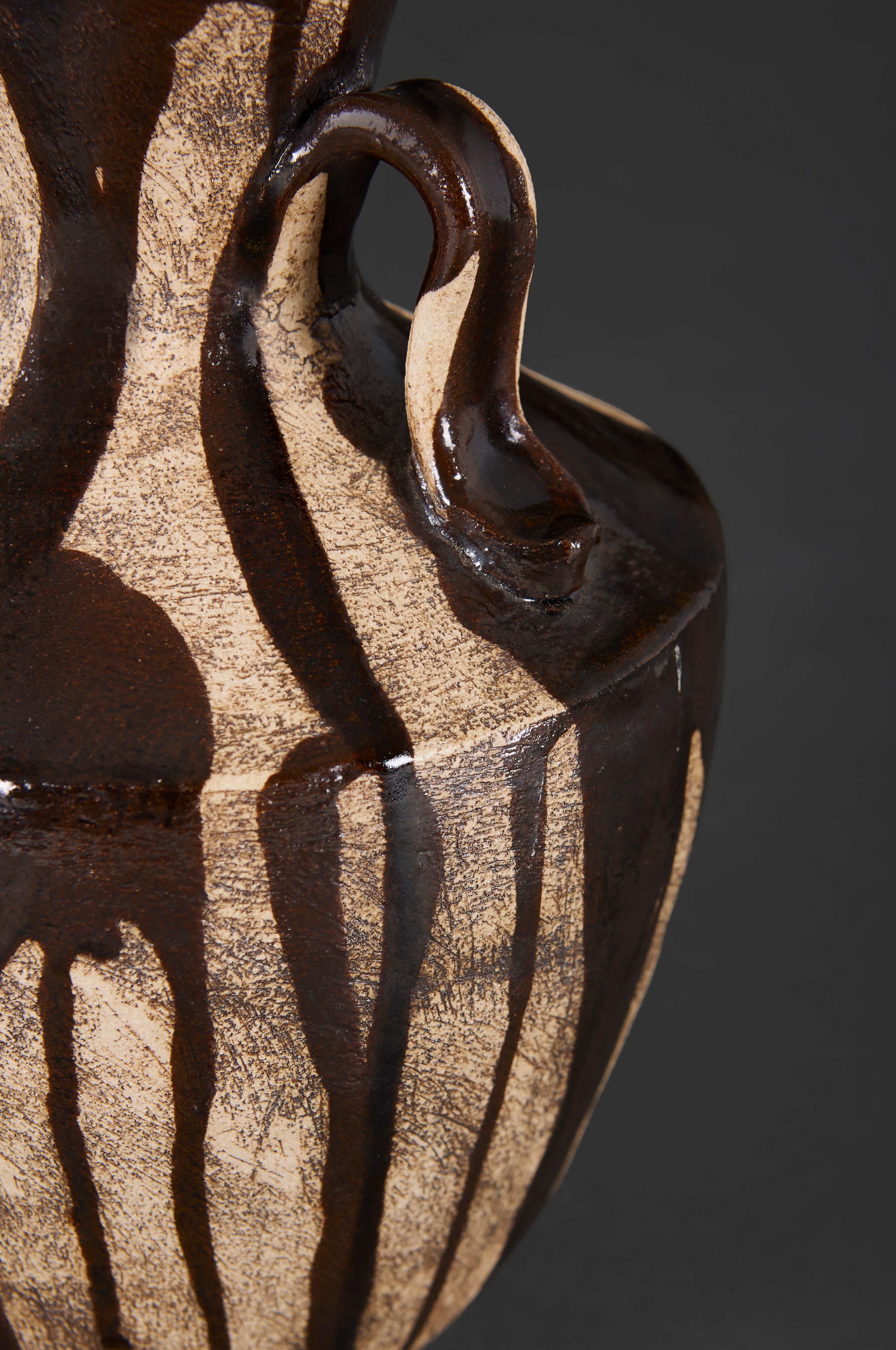 An Art Pottery Drip Glaze Lamp In Good Condition In London, GB