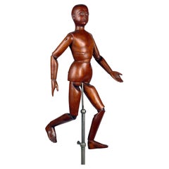 Used An articulated artist Dummy, Italy end of 19th century. 