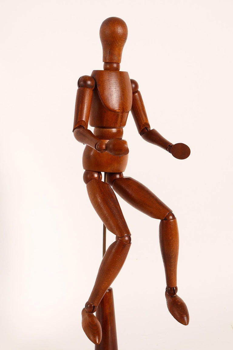 Mannequin d'artiste articulé en bois époque XX ème siècle | UK
