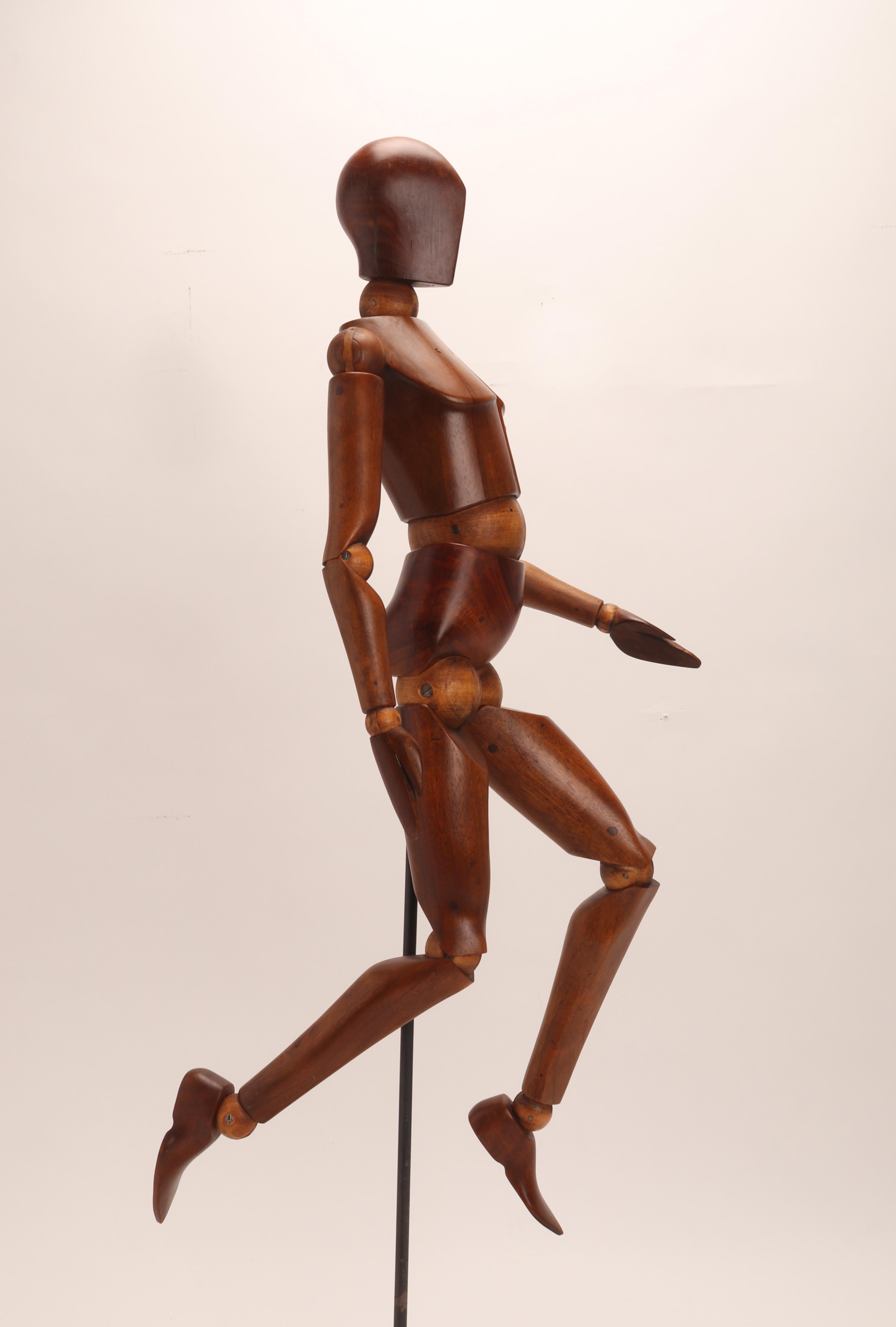 Iron Articulated Artist Model, Italy 1920