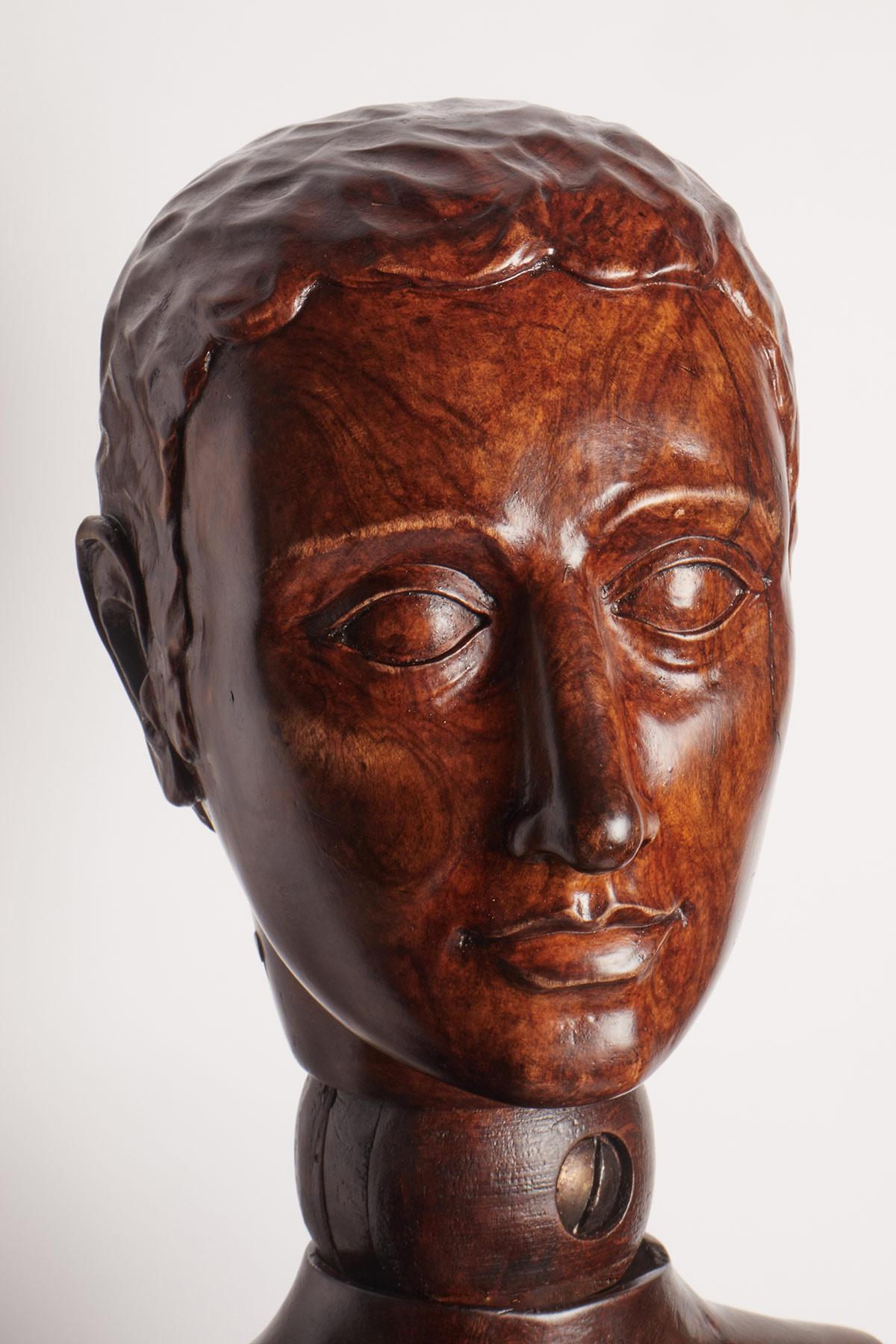 Modelo articulado de artista a tamaño natural, Italia finales del siglo XIX. en venta 1