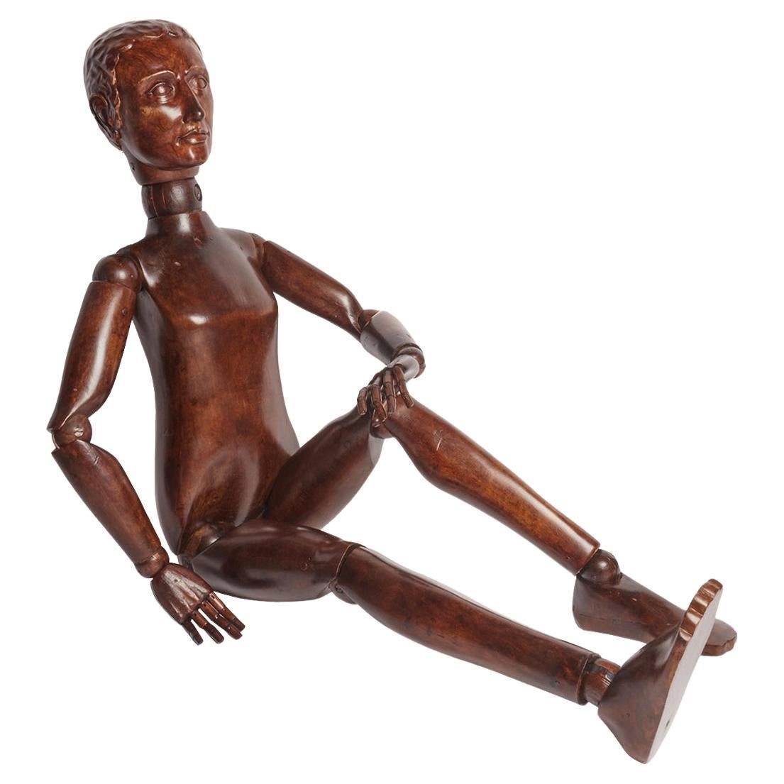 Modelo articulado de artista a tamaño natural, Italia finales del siglo XIX. en venta