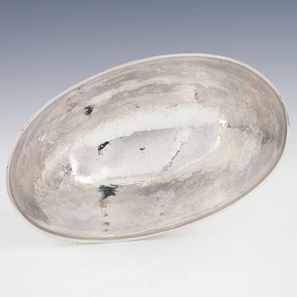 Arts and Crafts Sterling Silver Hammered Bowl 1