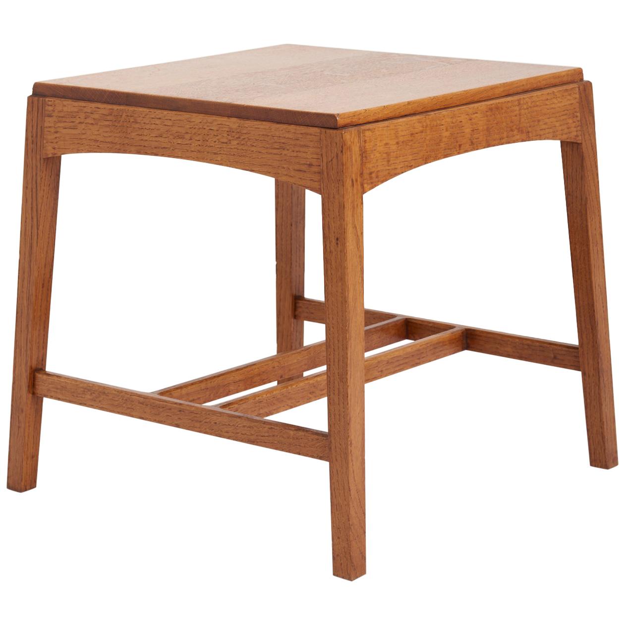 Arts & Craft Oak Side Table